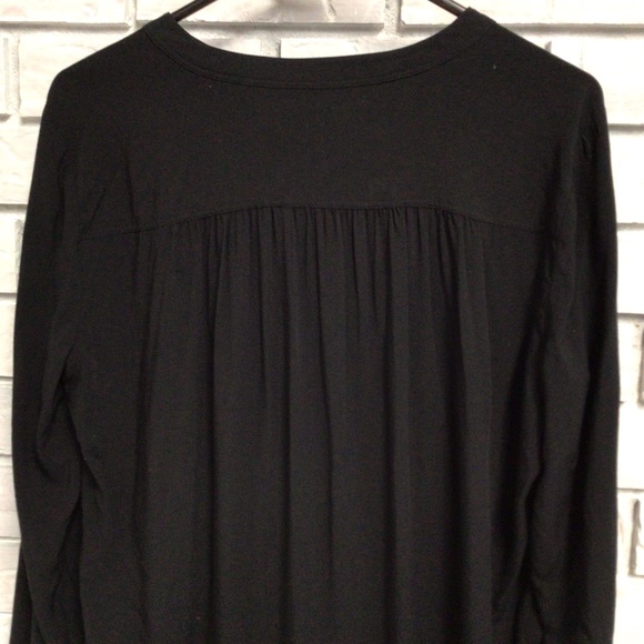 LOFT BLACK OVERSIZED BUTTON DOWN SHIRT SIZE MEDIUM - Picture 4 of 6